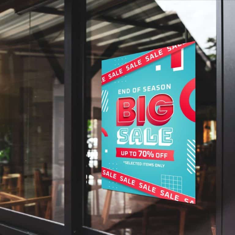 Large Format Sticker